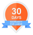30 Days Warranty for Labor